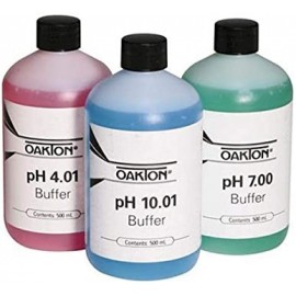 Kit de soluciones buffer pH 4.01, 7.00 y 10.01 OAKTON (500 ml) - WD-05942-10