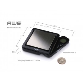 Balanza digital de bolsillo AWS - BLADE - 1 KG