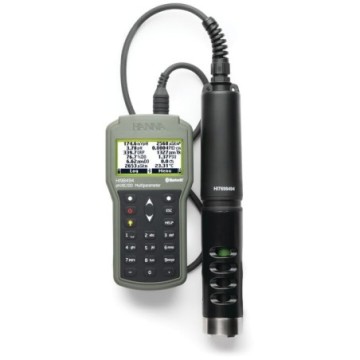 Medidor portátil de pH/CE/OD con Bluetooth y sonda de 20 m HANNA - HI98494/20
