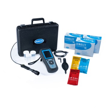 Multiparametrico portátil, con electrodo robusto de pH de gel HACH - HQ2200 , cable de 5M