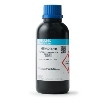 Solución de calibración de turbidez de 200 FNU (230 mL) HANNA - HI9829-18