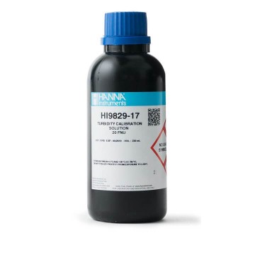 Solución de calibración de turbidez de 20 FNU (230 mL) HANNA - HI9829-17