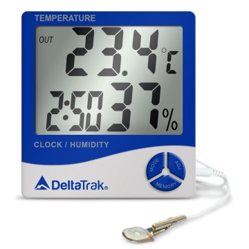 Termohigrómetro con pantalla gigante DeltaTrak - 13309