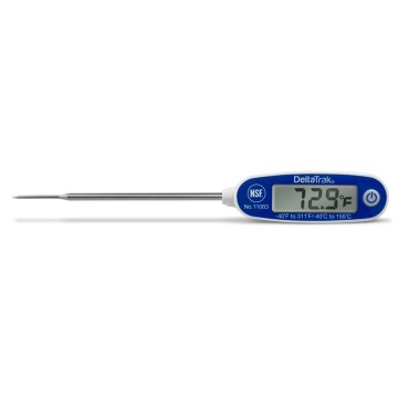 Termómetro de punta de aguja antimicrobiano con calibración automática DeltaTrak - 11083
