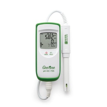 Medidor de pH/ Conductividad/Sólidos Disueltos/ Temperatura HANNA - HI9814