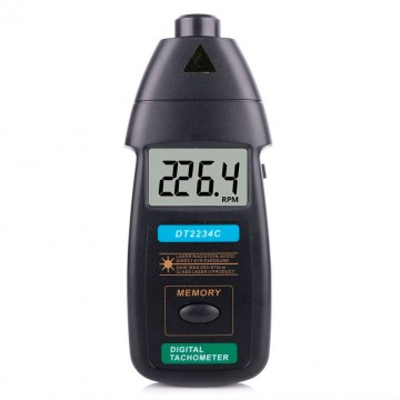 Tacómetro medidor de RPM de 2.5 a 99.999RPM - DT2234C