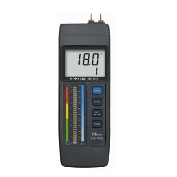 Higrómetro digital para medir humedad de madera y concreto LUTRON - MS-7003