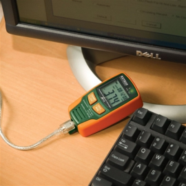 Termohigrómetro con Datalogger marca EXTECH RHT20