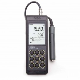Medidor Conductividad/TDS/NACL/ºC Impermeable HANNA - HI9835