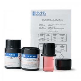 Estándares CAL Check™ de cloro libre y total de alto rango HANNA - HI96734-11